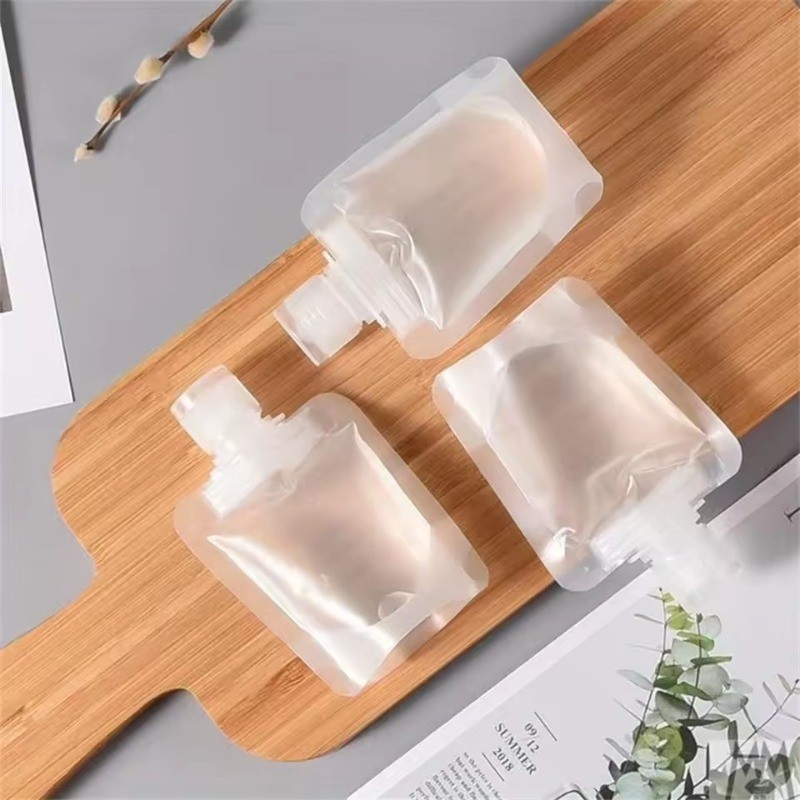 30/50/100ml ถุงรีฟิลกันรั่ว | ภาชนะบรรจุเครื่องสําอางสําหรับเดินทางแบบใช้ซ้ําได้สําหรับแชมพู/โลชั่นวัสดุที่เป็นมิตรกับสิ่งแวดล้อม3ขนาด