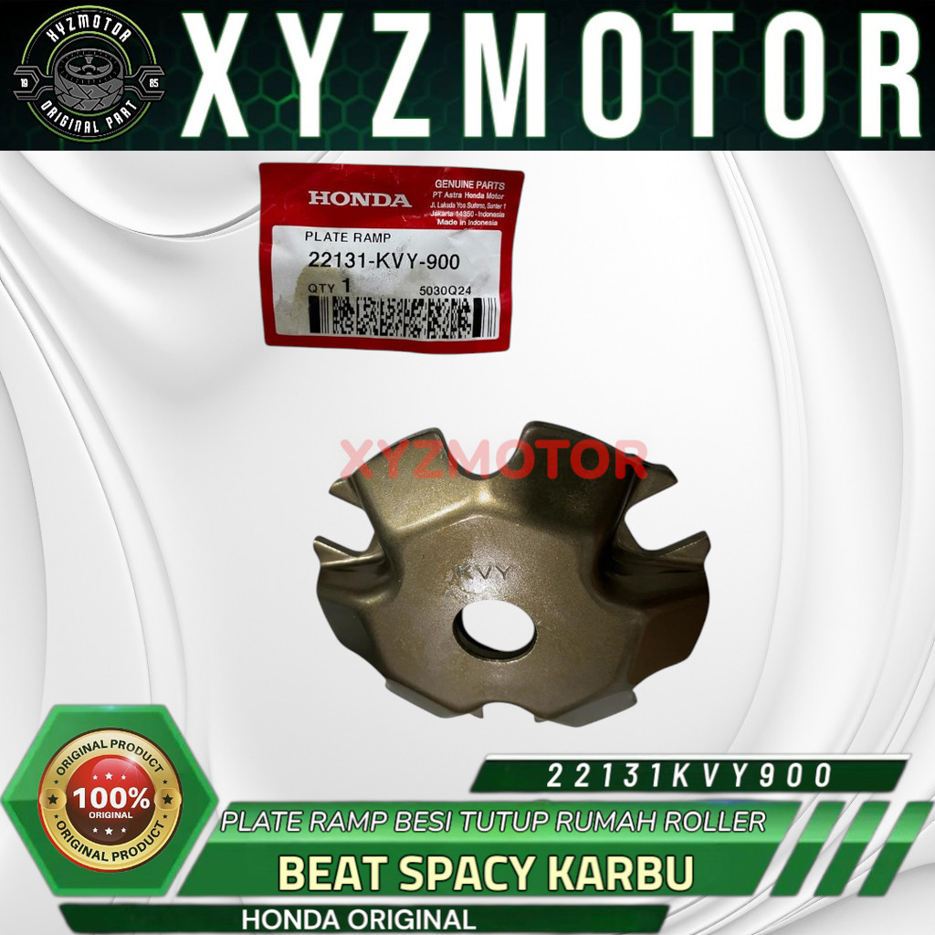 IRON RAMP PLATE ROLLER HOUSING COVER BEAT CARBURETOR KVY-SPACY CARBURETOR 22131-KVY-900 AM