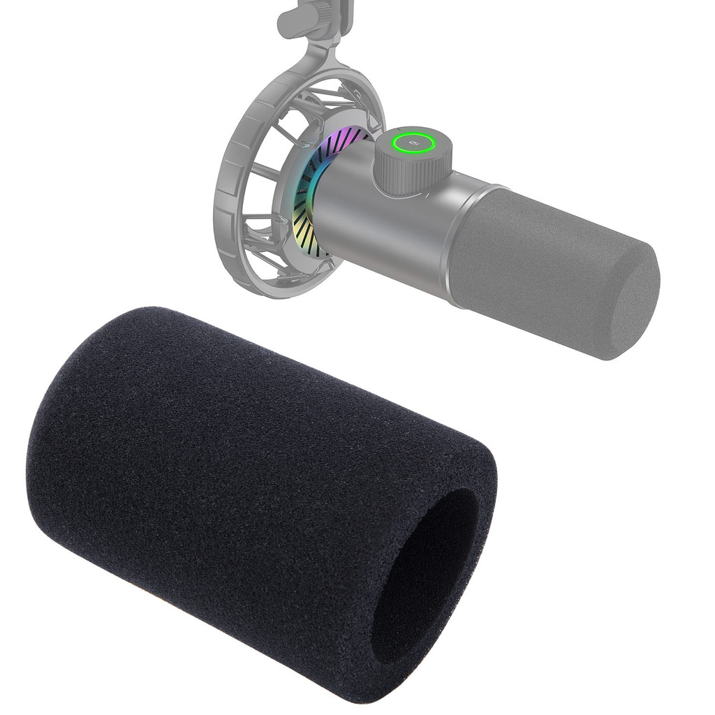 Fifine K658 Mic Pop Filter ไมโครโฟนกระจกหน้ารถ, ฝาครอบไมโครโฟนเข้ากันได้กับ FIfine Microphone K658, 