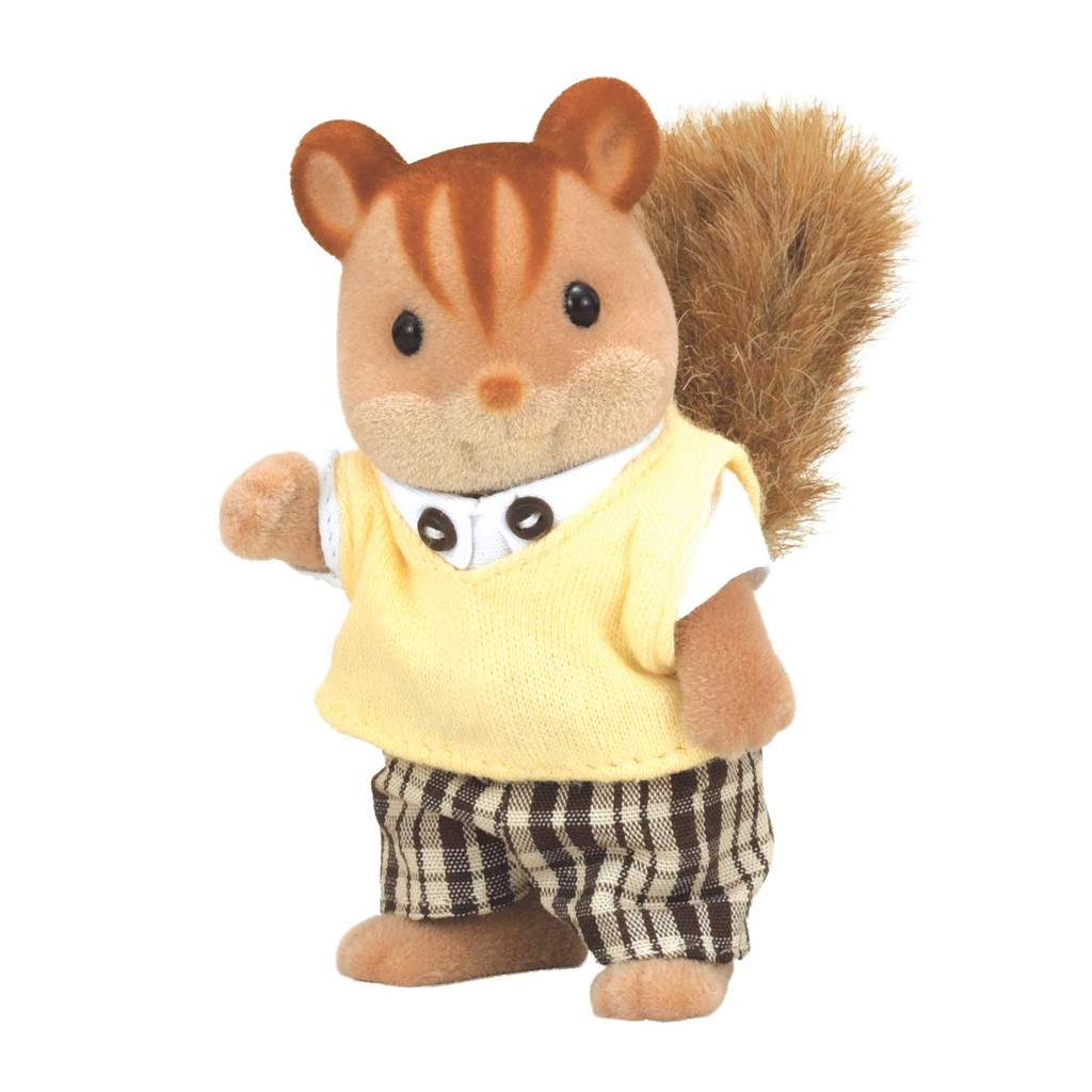 Sylvanian Families Doll [Walnut Squirrel Family Walnut Squirrel's Father] Li-31 ST Mark Certificatio