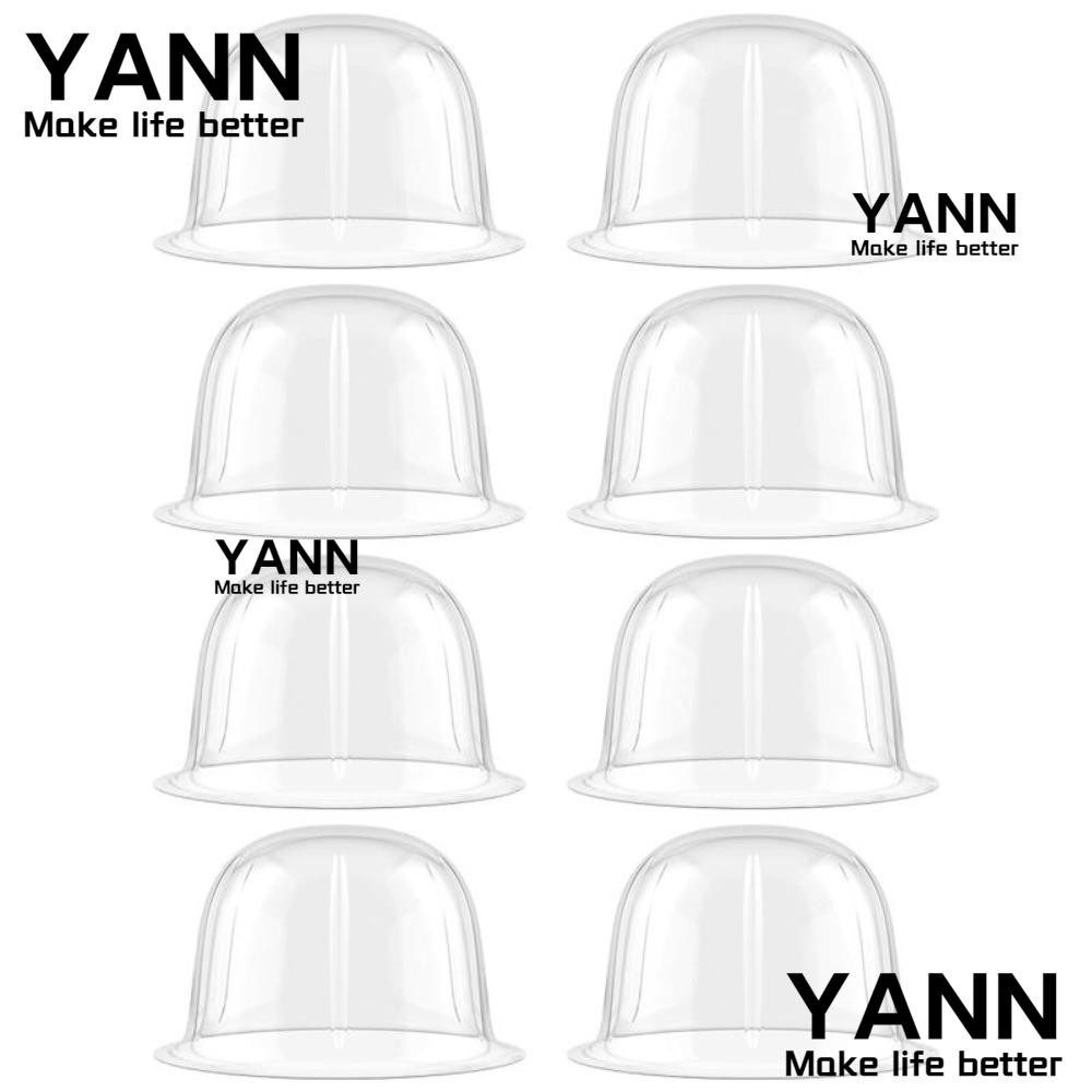 ยัน1 เบสบอลหมวกชั้นวางจอแสดงผล,รองรับภายในพีวีซีถังหมวกเก็บ,ทนทาน ไม่มีปีก หมวก50-57เซนติเมตรปกโปร่งใสหมวกกล่องเก็บโต๊ะ