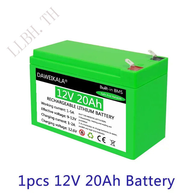 12V lithium battery 18650 battery Pack Deep Cycle For Kid Scooters Solar storage Battery Electric lighting Outdoor