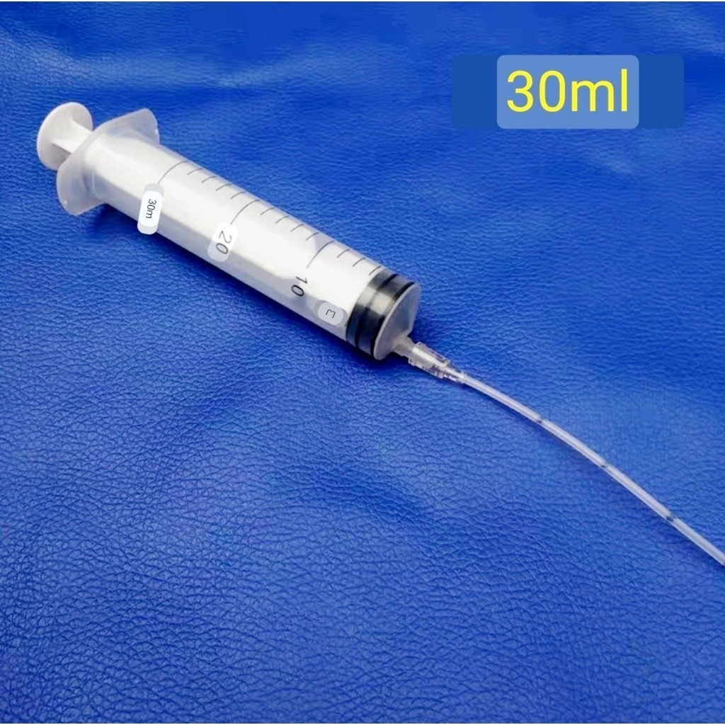 Parrot Powder Syringe 30ml (ฟรีหลอด) Baby Parrot Powder Pump Pigeon Food Pump Chicken Smoothie Pump 