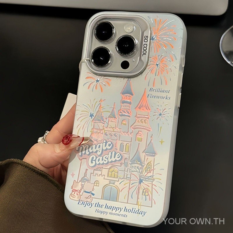 เคสโทรศัพท์มือถือ ลายปราสาทแฟนตาซี สําหรับ Apple Iphone 15 13 14promax 12 11 3GRV