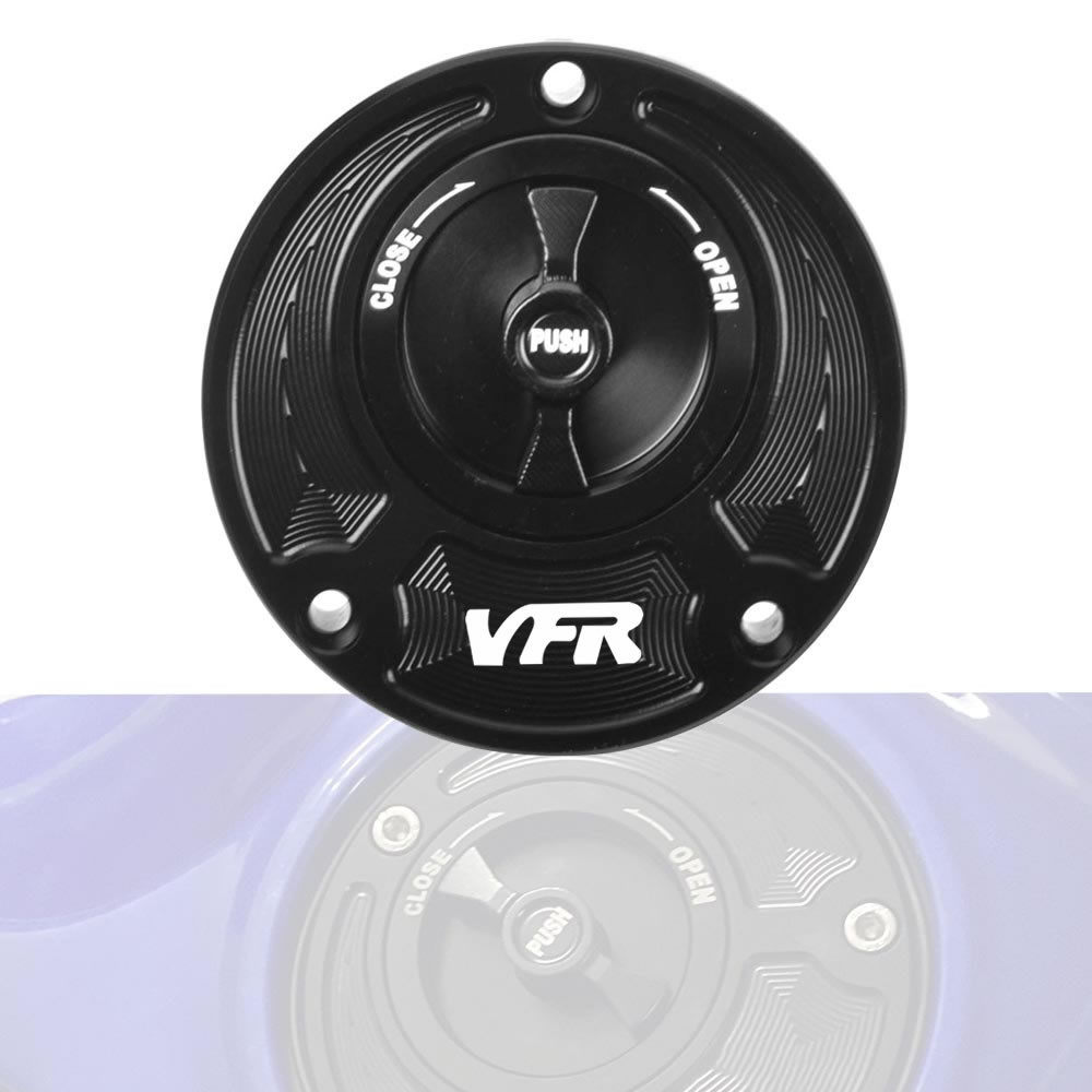 ฝาครอบถังน้ํามันเชื้อเพลิง CNC แบบเกลียว สําหรับรถจักรยานยนต์ HONDA VFR1000F VFR400 VFR750 VFR800 VF
