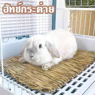 🐰 🐹รังหญ้าไก่ เสื่อหญ้ากระต่าย เสื่อฟางแบบนุ่มสําหรับสัตว์เลี้ยงหนูแฮมสเตอร์กระต่าย