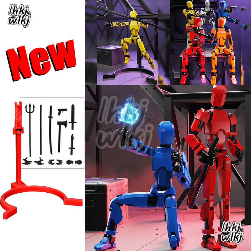 โมเดลหุ่นยนต์ 3D Lucky 13 Dummy 13 T13 ของเล่นสําหรับเด็ก