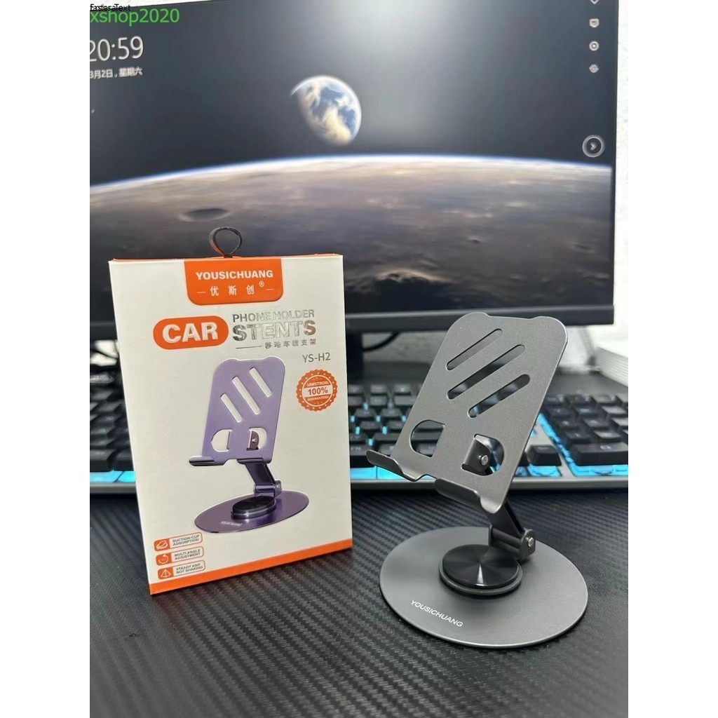 360° ขาตั้งโทรศัพท์มือถือ แท็บเล็ต แบบหมุนได้ ปรับได้ สําหรับ IPhone IPad ราคา ถูกที่สุด ดีลบีเคเค แกลเลอรีภาพที่ 8