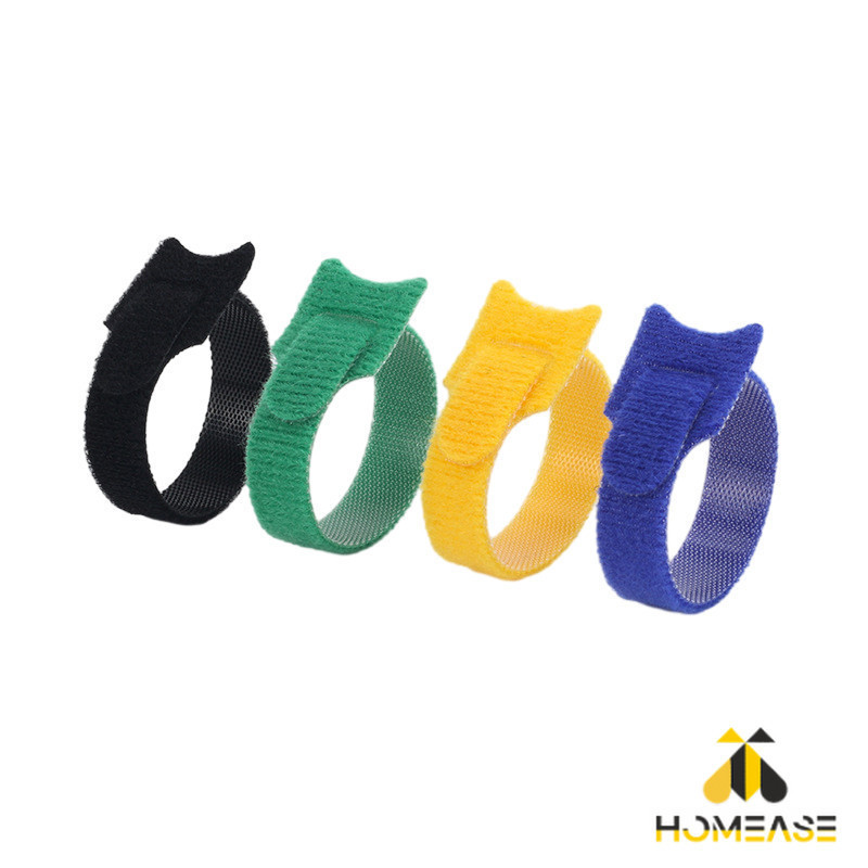 HA เทปตีนตุ๊กแก ที่รัดสายชาร์จ 10 Pcs Magic Tape