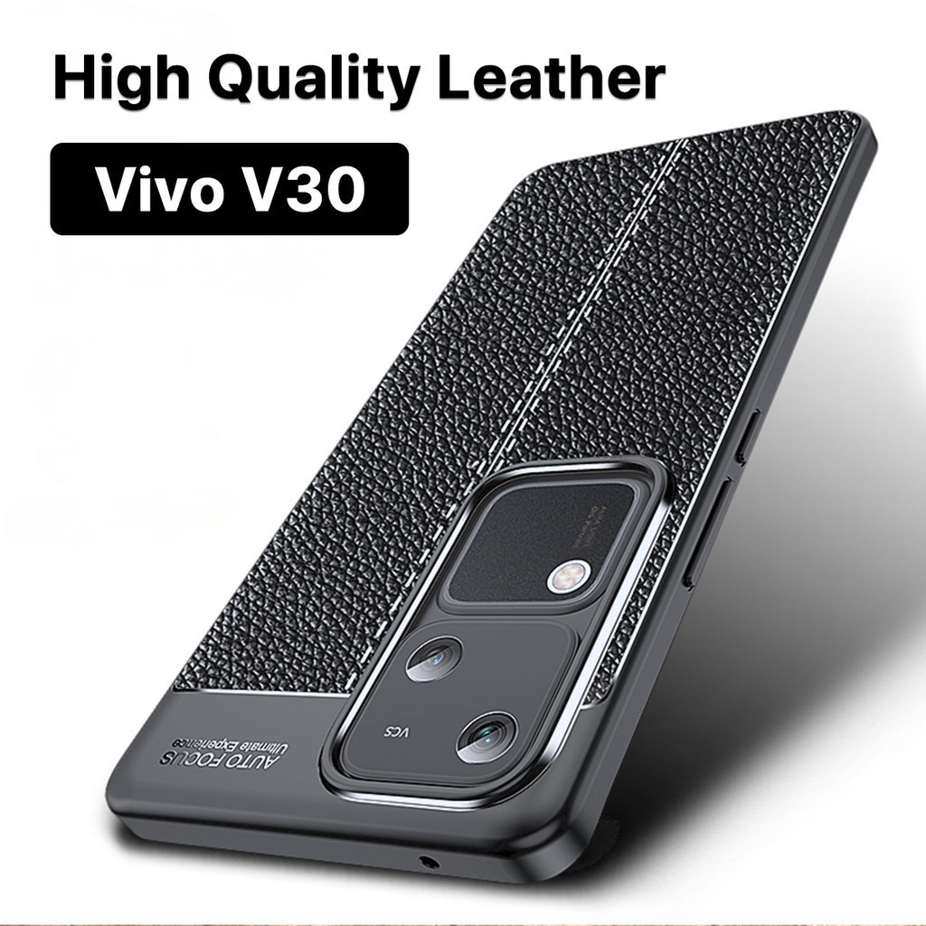 เคส Vivo V30 Pro 5G หนังนุ่ม TPU กันกระแทกป้องกันกล้องเต็มรูปแบบเรียบ บาง กันกระแทก