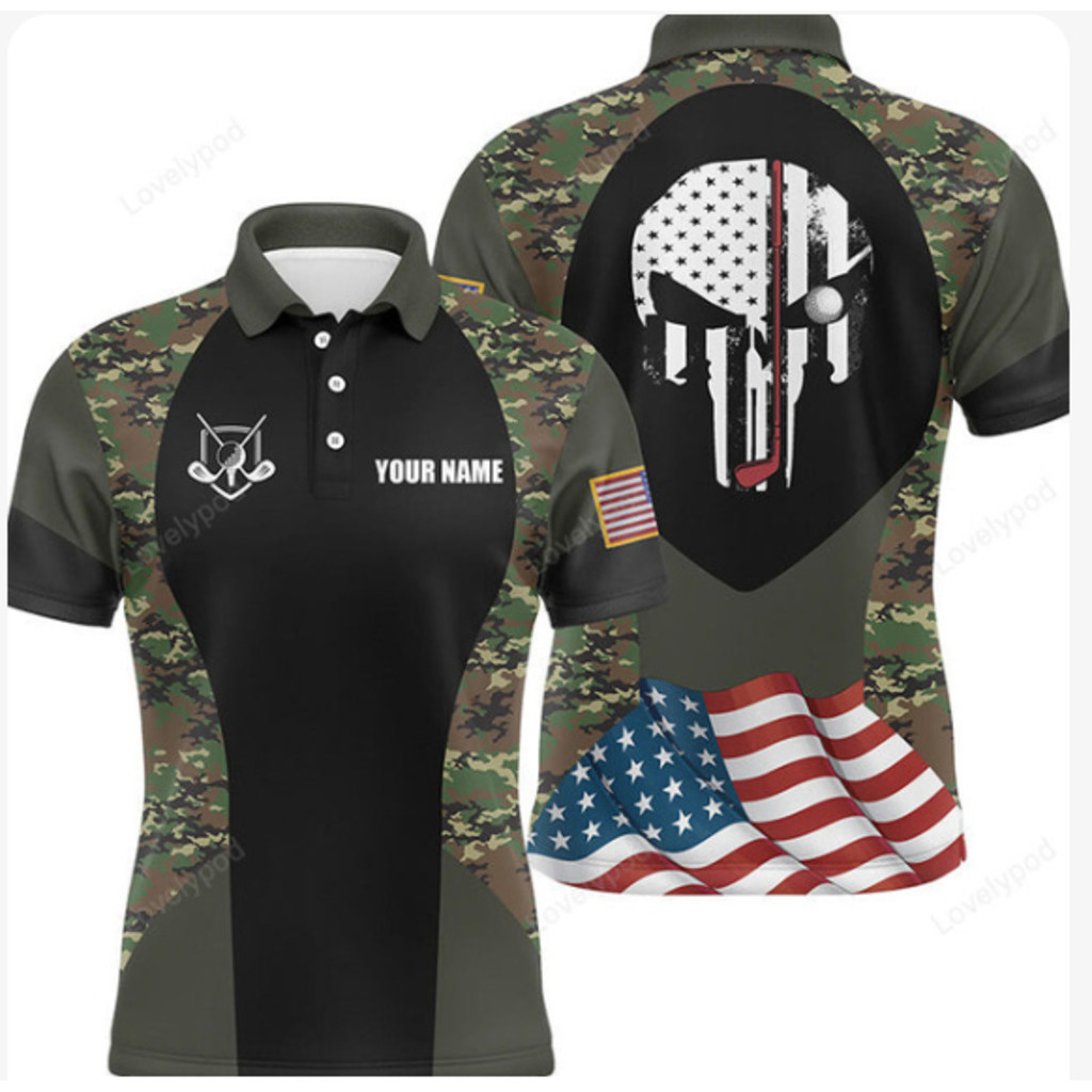 V350 Golf ไลฟ์สไตล์ รักกอล์ฟ เสื้อโปโลชื่อที่กําหนดเอง golfer 3D สไตล์ปรับแต่งฟรี 79 9U3M