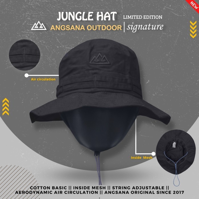 ✨ -Swanna Jungle Hat Snature Series Exclusive Limited edition - สีดํา