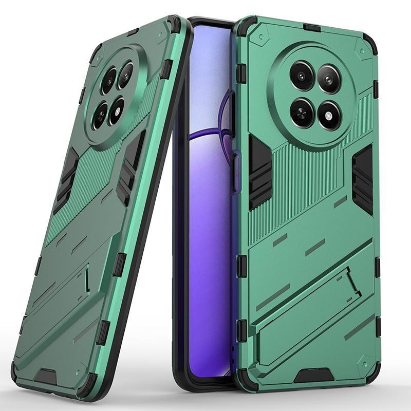 สําหรับ Realme 12X 5G RMX3998 12 X กรณีเกราะ Hard Stand เคสโทรศัพท ์ กันกระแทกฝาครอบหลังป ้ องกัน