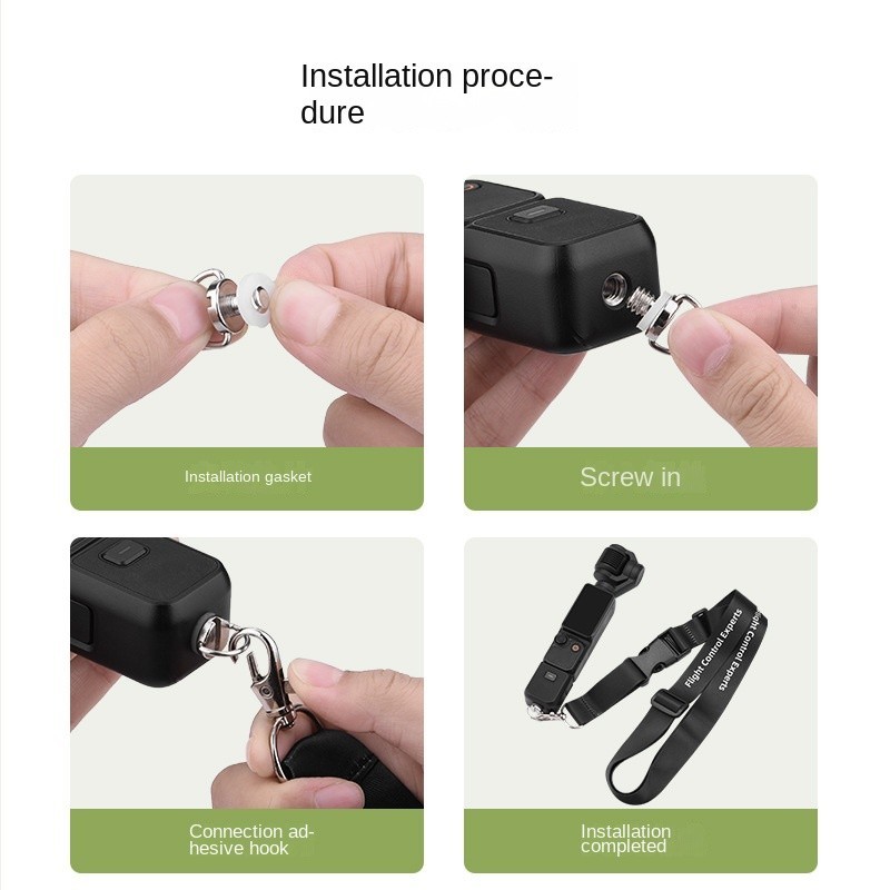 Brdrc เหมาะสําหรับ DJI POCKET 3 Lanyard ONE X3/X4 Lanyard กล ้ องกีฬา Anti-Lost เชือกอุปกรณ ์ เสริม