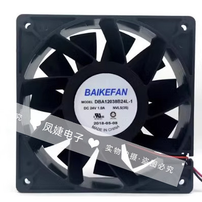 Original BAIKE DBA12038B24L/H-1 24V 1.0A 12038 พัดลมระบายความร้อนอินเวอร์เตอร์ 0.61A