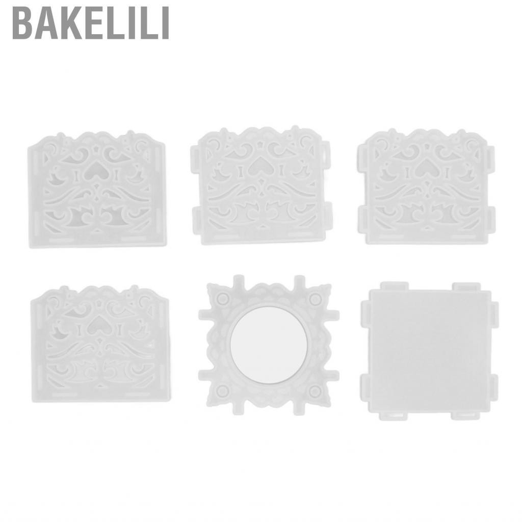Bakelili Irregular Resin Molds Jewelry Holder Epoxy Mold 6Pcs Silicone For