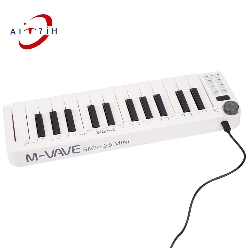 『a1t7jh 』M-Vave 25-key Midi Keyboard Mini USB Midi Controller