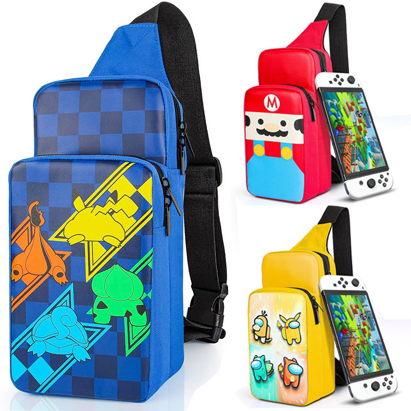 กระเป๋า Nintendo Switch สําหรับ Switch/Switch OLED - Switch Accessories Travel Crossbody Bag
