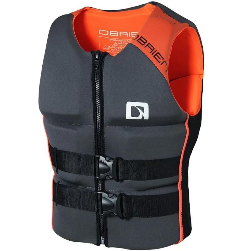 เสื้อชูชีพสําหรับผู้ใหญ่ Neoprene ผู้ชายเสื้อชูชีพกีฬาทางน้ําว่ายน้ํา Drifting ตกปลา Jet เสื้อกั๊กสกีพายเรือคายัคเรือผู้หญิงเสื้อชูชีพ