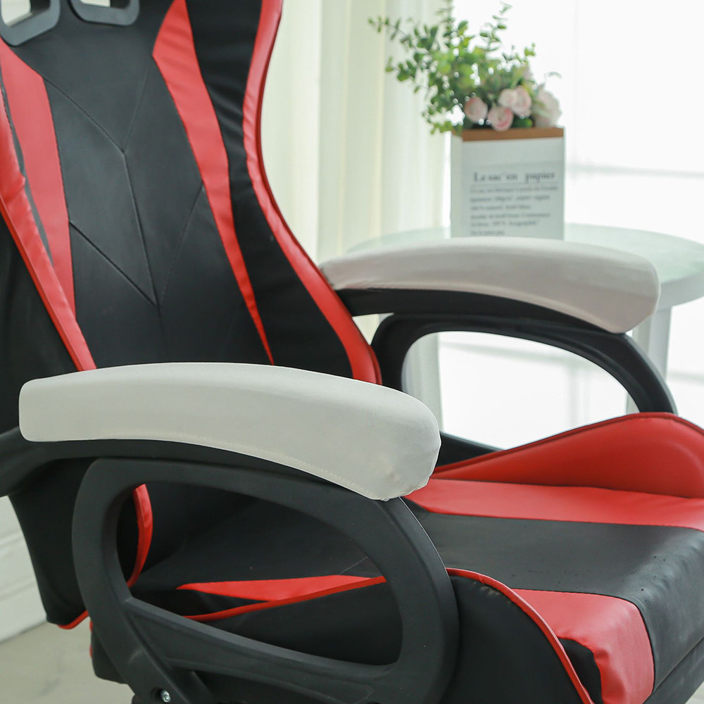 สํานักงานเก้าอี้ที่เท้าแขนปกถุงมือจับปลอกแขนคอมพิวเตอร์ยืดกันฝุ่นสีทึบยืดหยุ่น1คู่ - รูปที่ 5