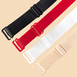 สายรัดชุดชั้นใน ปรับได้ กันลื่น สีทึบพร้อมตะขอ