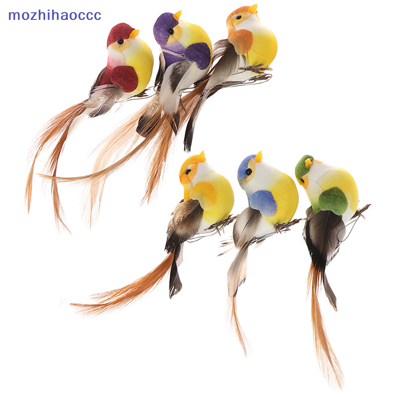 [mozh] 1Pc นกปลอม โฟมเทียม ขนนก นก ปาร์ตี้ที่บ้าน ตกแต่งงานแต่งงาน [TH]
