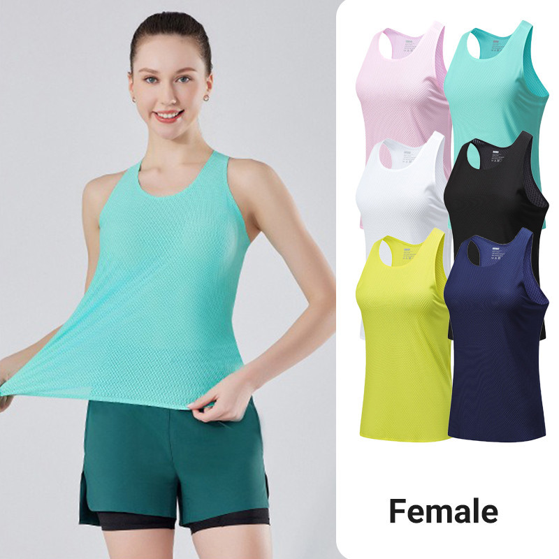 เสื้อกั๊กกีฬาสําหรับผู้หญิงแห้งเร็วกีฬาฝึกงานแขนกุด Zumba Top