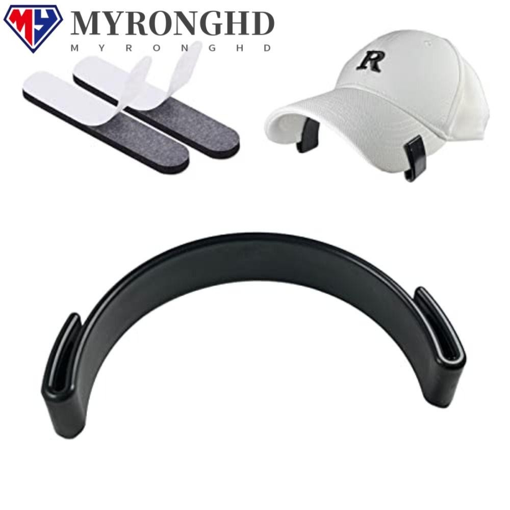 Myronghd Brim Bender, พลาสติกสีดําหมวกบิล Bender, หมวกสีขาว Sweat Pad ป ้ องกัน