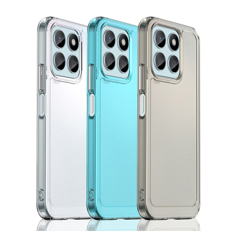 สําหรับ Honor X8b Ultra Thin Anti-Fall Candy Color Clear Gel TPU Case Cover