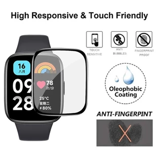 ฟิล์มกันรอยหน้าจอ แบบเต็ม สําหรับ Redmi Watch 3 Active ฟิล์มป้องกันแบบนิ่ม สําหรับ Redmi Watch 3 2 Lite Smart Watch ไม่ใช่กระจก