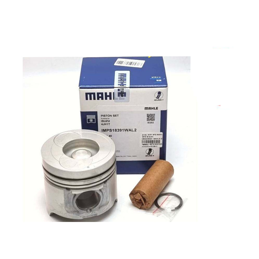 จัดส่งเร็ว สินค้าคุณภาพ ลูกสูบ+สลัก ISUZU D-MAX ปี2003 3.0 4JH1,DRAGON EYE 3.0 ร่องเหล็ก  MAHLE IZUM