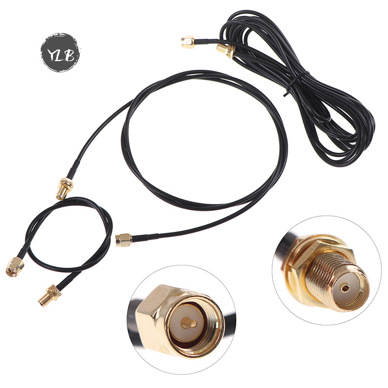Ylb > 0.3-5M SMA ชายหญิง RG174 RF Connector Adapter เสาอากาศ WIFI สายใหม ่