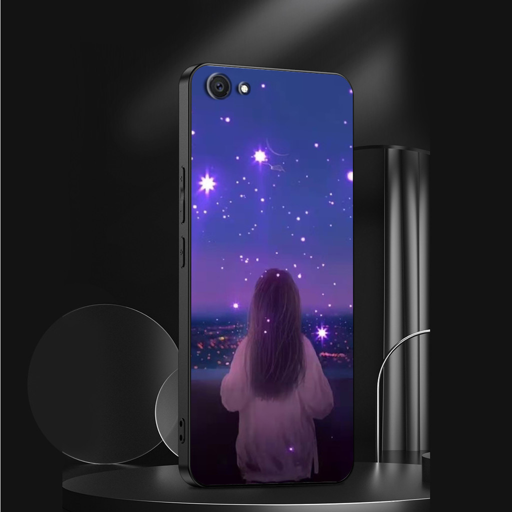 สีดํานุ ่ มสําหรับ VIVO 1603 1606 1610 Y53 Y55 Anticrack Casing คุณภาพสูง TPU ฝาครอบป ้ องกันซิลิโคนยางโทรศัพท ์ กรณี