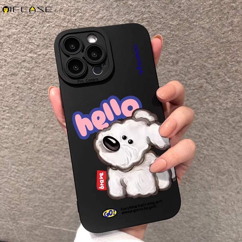 สําหรับOPPO A6 Pro A5 A5i A3 NFC Pro A3X A3i A60 A40 A40M A80 5G 4Gเคสโทรศัพท์น่ารักWestie West High