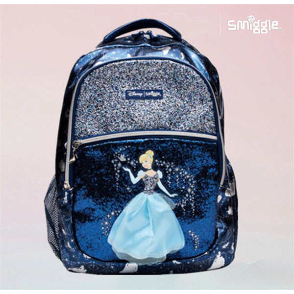 backpack กระเป๋า กระเป๋าเป้นักเรียน Smiggle Snow White Ariel ความจุขนาดใหญ่สำหรับเด็กผู้หญิงลดความเครียด136ของขวัญกระเป๋านักเรียนสำหรับเด็กผู้หญิง