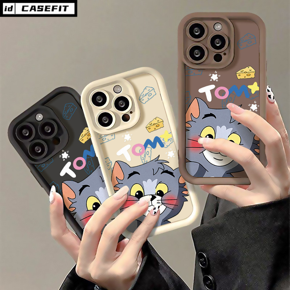 Casefit Tom and Jerry Casing Hp IPhone 15 14 13 12 11 Pro Max 8 7 6 Plus IPhone XS Max XR XS Disney 