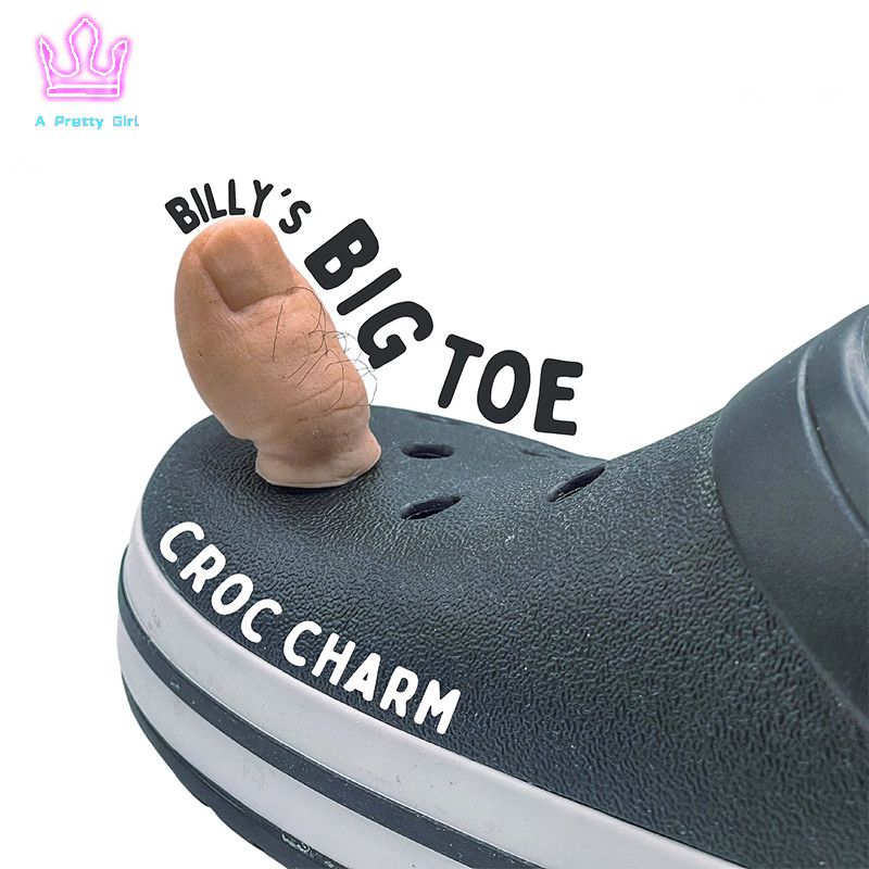 A สาวสวยตลกน่ารัก 3D Toe รองเท้า Ch DIY ที่ไม่ซ้ํากันจําลองรองเท้า Big Toe ตกแต่งความคิดสร้างสรรค์ Toe รองเท้าอุปกรณ์ตกแต่งของขวัญใหม่