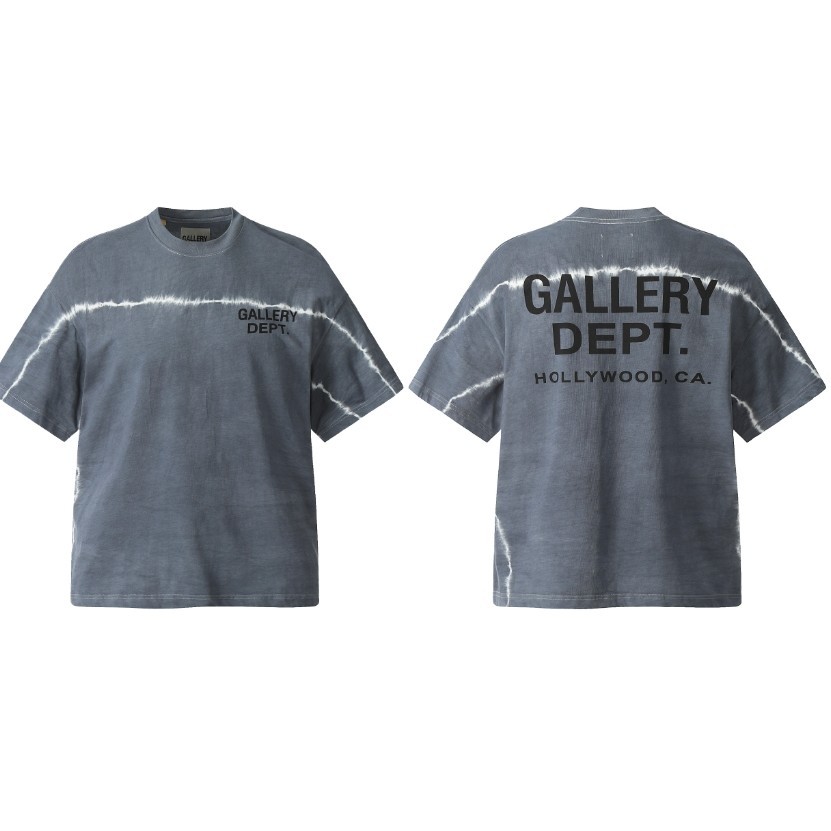 Gallery DEPT Tie Dyeing Heavy Industry แขวนย ้ อมเสื ้ อยืดแขนสั ้ นหลวม