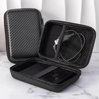 MELODYGOODS1FJ กล่องเก็บอุปกรณ์ดิจิตอล, กระเป๋าใส่หูฟังที่ทนทานทนต่อการสึกหรอ, ฝาครอบป้องกันฮาร์ดไดรฟ์แบบพกพา EVA สากลคุณภาพสูง