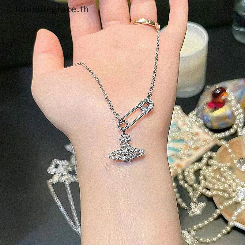 Lgth แฟชั่น Shining Planet สร้อยคอแสงและ Simple ส่วนบุคคล Zircon Clavicle Chain เครื่องประดับสําหรับผู้หญิง Vintage Party ของขวัญร้อน