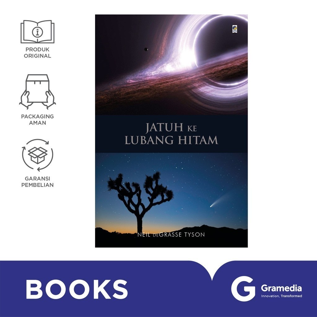 หนังสือ Gramedia Falling in the Black Hole (Neil Degrasse Tyson)