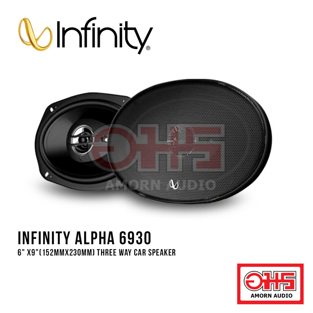 INFINITY ALPHA 6930 | 6" x9"(152mmx230mm) | Three Way Car Speaker | AMORN AUDIO