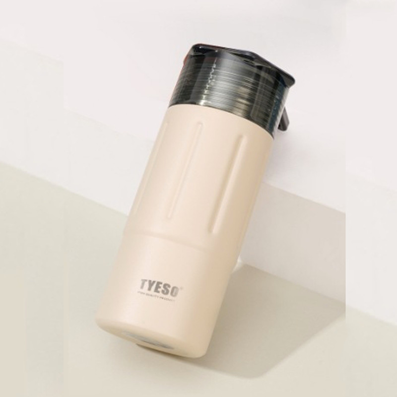 TYESO กระบอกน้ำเก็บอุณหภูมิ แก้วเก็บความเย็น ความร้อน กระติกน้ำสุญญากาศ