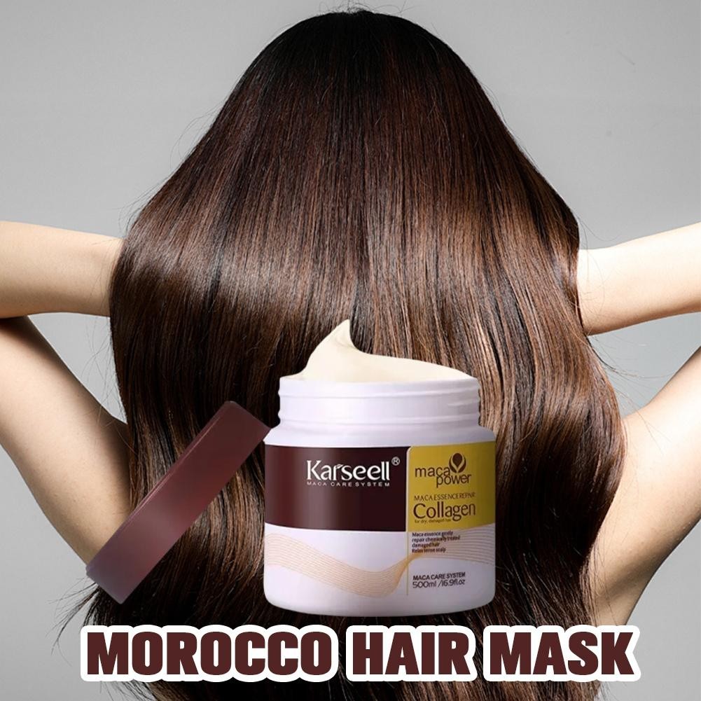 Karsell Collagen Hair Mask ใน Jar 500ml เพิ ่ มผมปรับปรุงความต ้ านทานผมเป ็ น B6M2