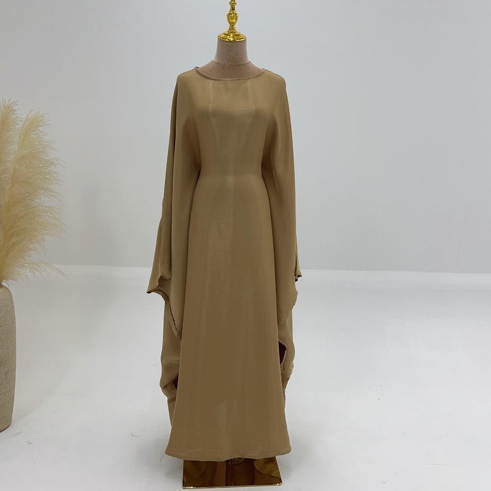 Nongyodye มุสลิม Maxi, Batwing Luxury Marocain Robe, เงา Abaya ดูไบ Ramadan Eid Kaftan ชุด Kebaya สําหรับผู้หญิง