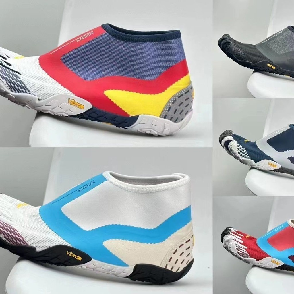 Suicoke x Vibram Five Fingers Nin-Lo สไตล์ใหม่ Quick-Drying Low-Top ในร่มผู้ชายผู้หญิงสไตล์เดียวกัน 