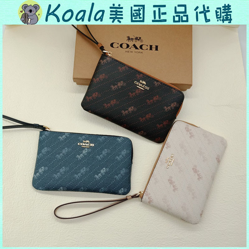 Disney Corner Zip Wristlet 91776 C4466 ผู้หญิง ซิปเดียว กระเป๋าสตางค์ COAC H กระเป๋าสตางค์ยาว หนังแท