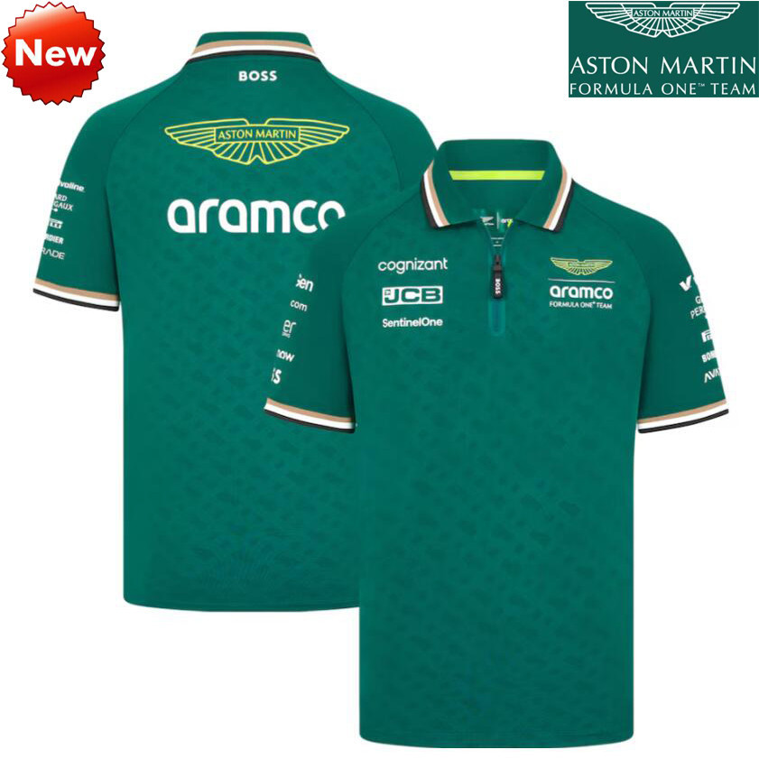 2026 ใหม่ล่าสุด F1 Racing Suit + Aston Martin Team F1 Racing Jersey + Summer Men & Women เสื้อโปโลแข