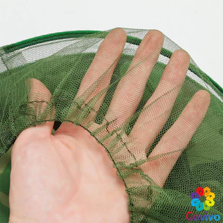 Covivo หมวกปีกกว้างกันแมลง หมวกมุ้งเดินป่า Insect hat