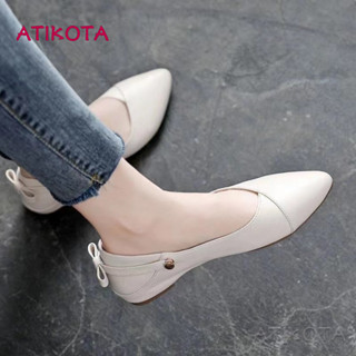 Atiktoa ผู้หญิงรองเท้าแบนสุภาพสตรี slip-on Pointed Toe Soft …